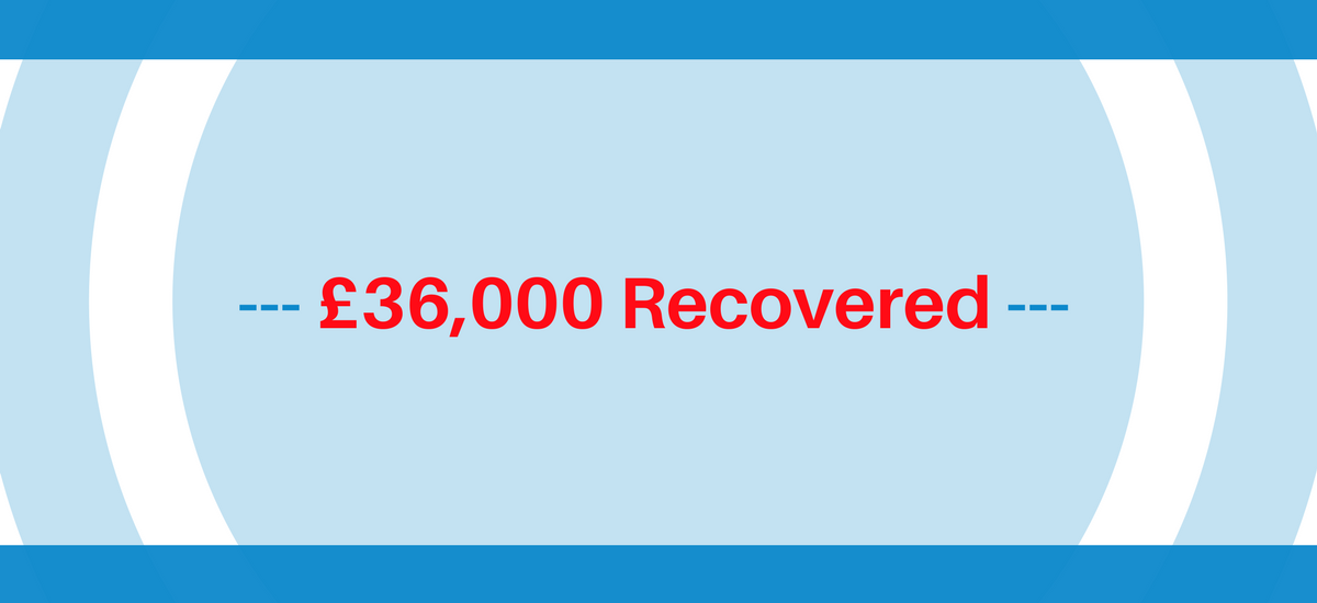 £36,000 Recovered